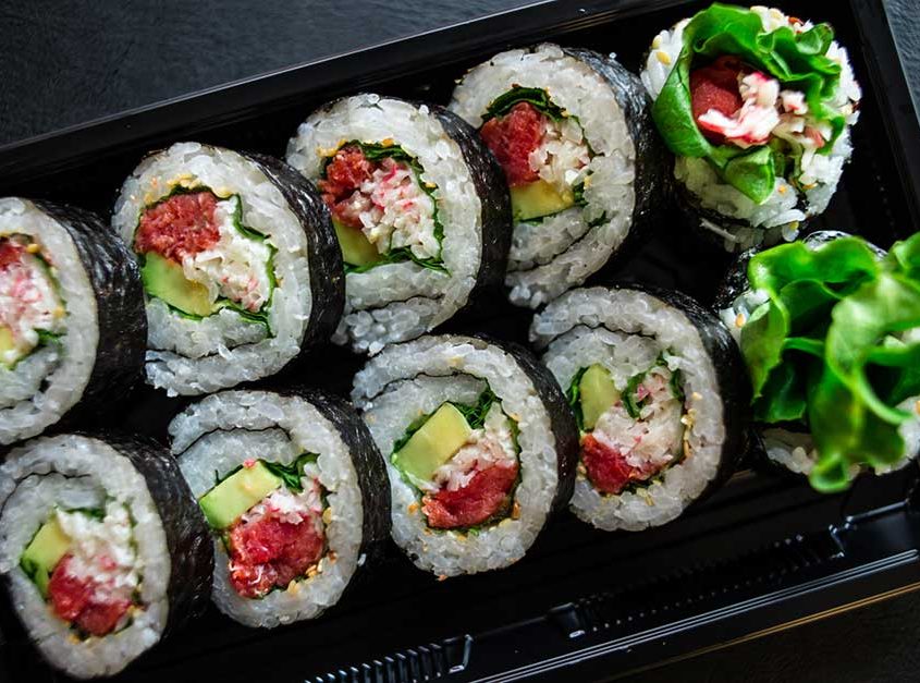 Crab Smoked Salmon Roll (Fully Cooked Fish)
