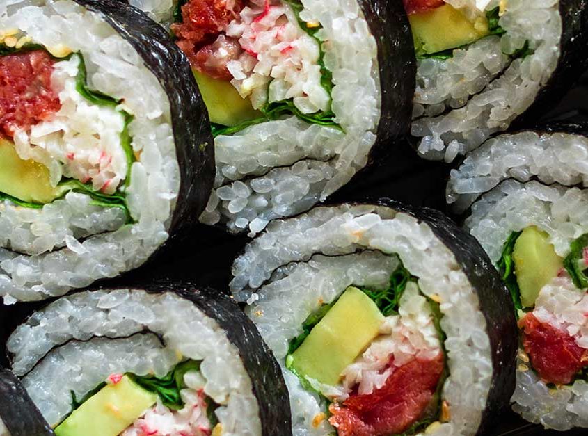 Crab Smoked Salmon Roll (Fully Cooked Fish)