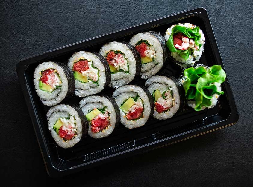 Crab Smoked Salmon Roll (Fully Cooked Fish)